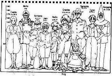 main nadia characters